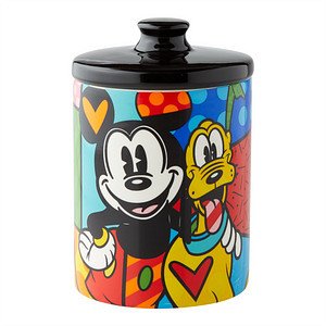Mickey & Pluto Small Cookie Jar Britto  15cm
