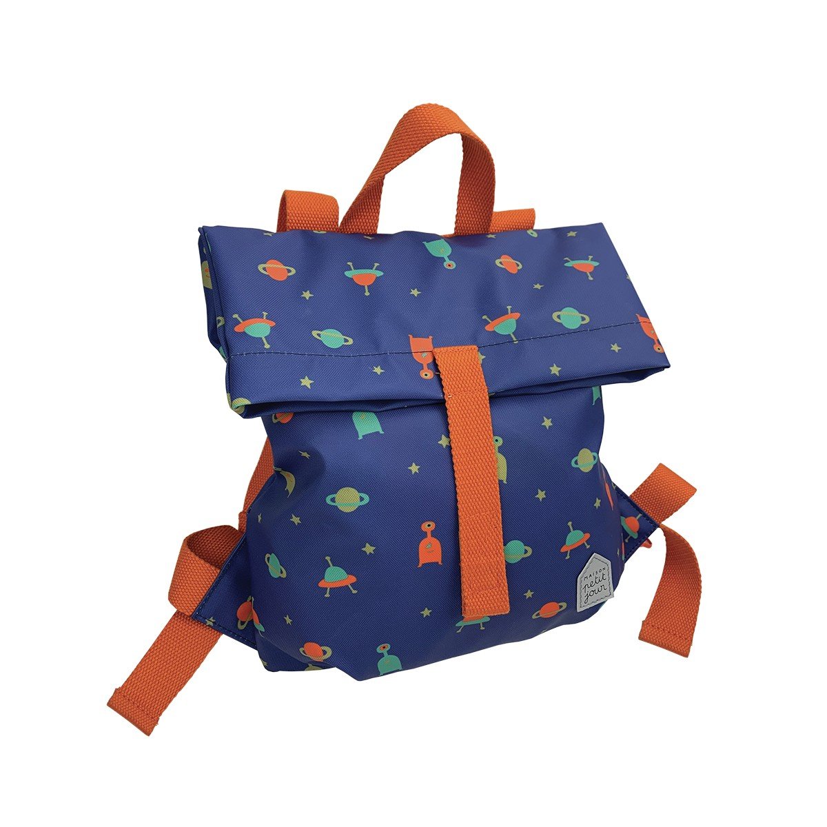 BACKPACK ΑΝΑΚΥΚΛ.ΠΟΛΥΕΣΤΕΡΑΣ ΠΟΛΥΧΡΩΜΟ 32x28cm LA GALAXIE