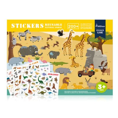 Reusable Stickers-animal 200+pcs