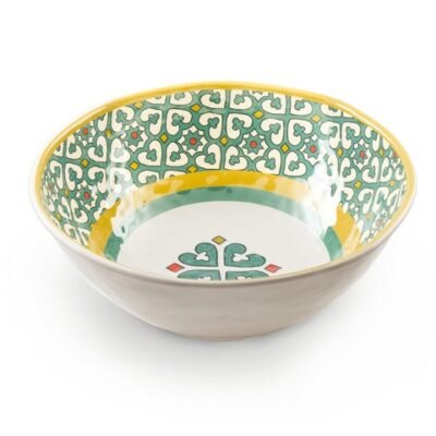 Salad Bowl Majorica Green 31 cm