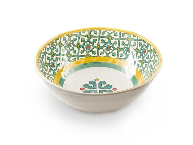 Salad Bowl Majorica Green 31 cm