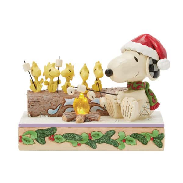 Campfire Companions (Snoopy & Woodstock LED Toasting Marshmallows Figurine) 12,5 cm