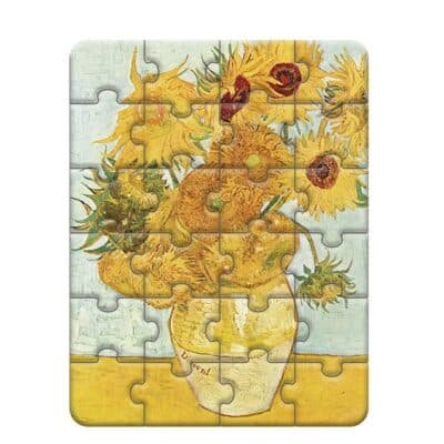 Artist Puzzle Vase w Flowers  24pcs