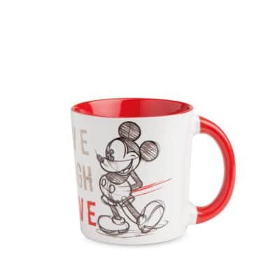 Mug Mickey Live Laugh Love Red 390 ml