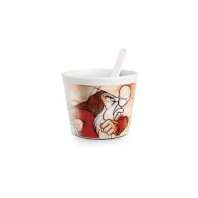 Ice Cream Cup With Saucer Grumpy D.9 cm 250 ml