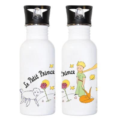 Μπουκάλι Ανοξείδωτο Με Καλαμάκι "Terre & Mouton Rose" Petit Prince 500 ml 25 cm