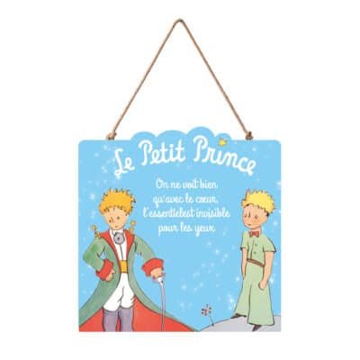 Πινακίδα "Bleu Clair" Petit Prince 20x20 cm