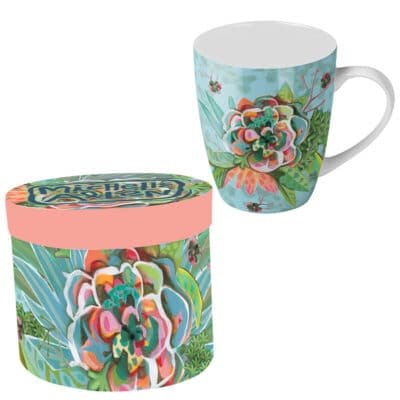 Κούπα Σε Κουτί Δώρου Blooms 300 ml 13 cm