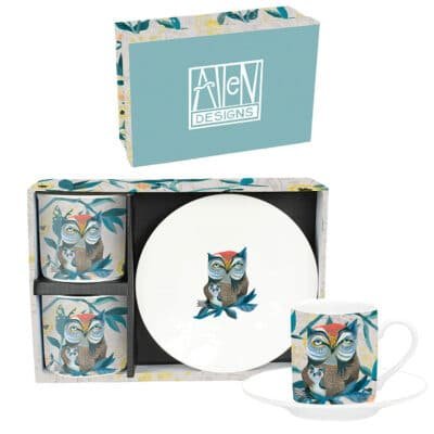 Σετ 2 Φλυτζανάκια Owl & Owlet 250 ml 25 cm