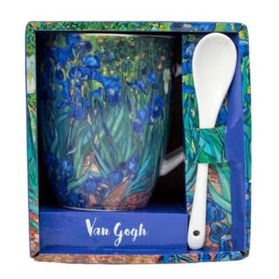 Κούπα Με Κουταλάκι "Iris" Van Gogh 300 ml 10 cm