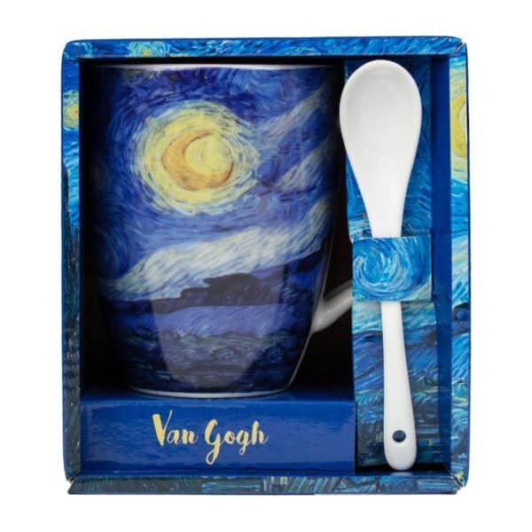 Κούπα Με Κουταλάκι "Nuit Etoilee" Van Gogh 300 ml 10 cm