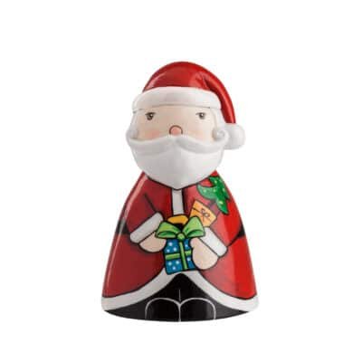 Bell Christmas Santa Claus 6x9 cm