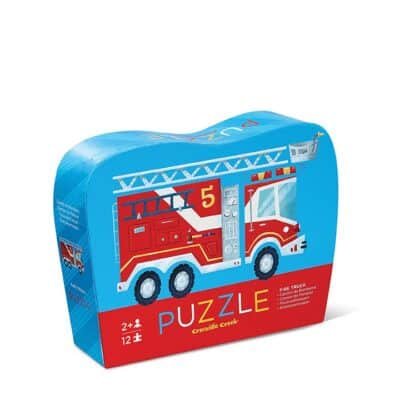 12-pc Mini Puzzle Fire Truck