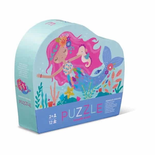 12-pc Mini Puzzle Mermaid