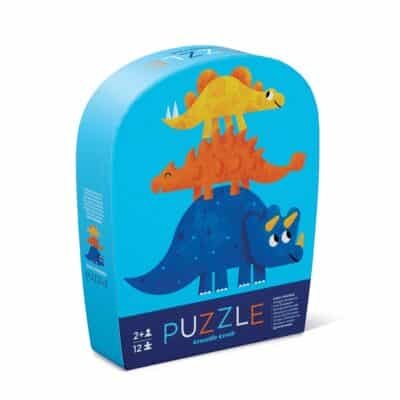12-pc Mini Puzzle Dino Friends