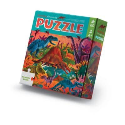 60-pc Foil Puzzle Dazzling Dinosaurs