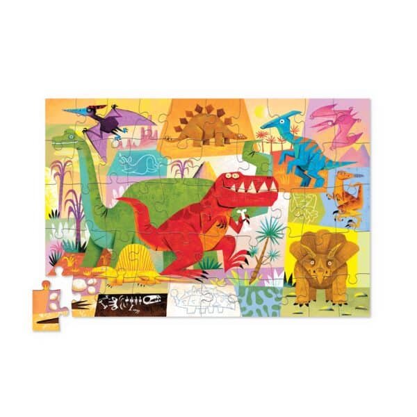 50-pc Tin Puzzle Dino World - Image 2