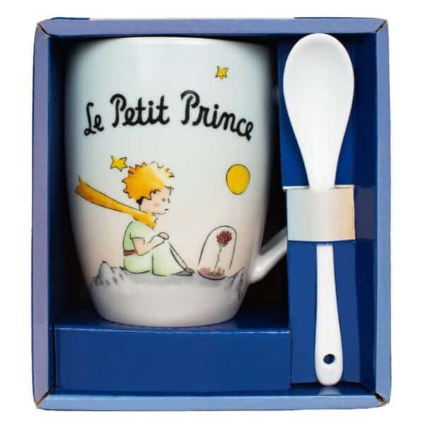 Κούπα Με Κουταλάκι "Planete Rose" Petit Prince 300 ml 10 cm