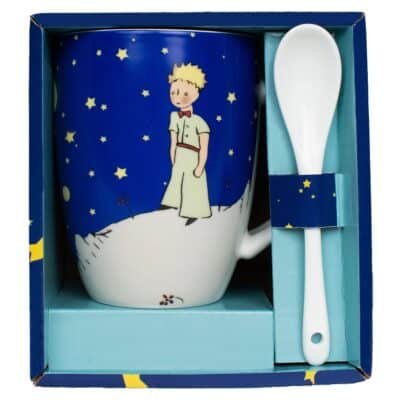 Κούπα Με Κουταλάκι "Nuit Etoiles" Petit Prince 300 ml 10 cm
