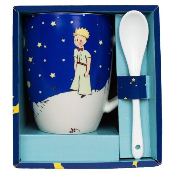 Κούπα Με Κουταλάκι "Nuit Etoiles" Petit Prince 300 ml 10 cm
