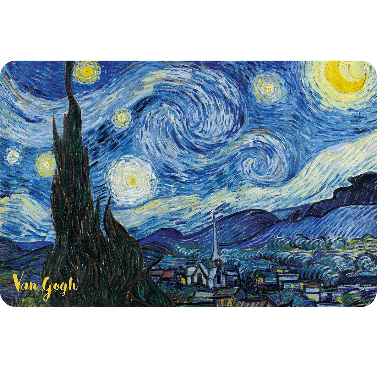 Σουπλά "Nuit Etoilee" Van Gogh 29x42 cm