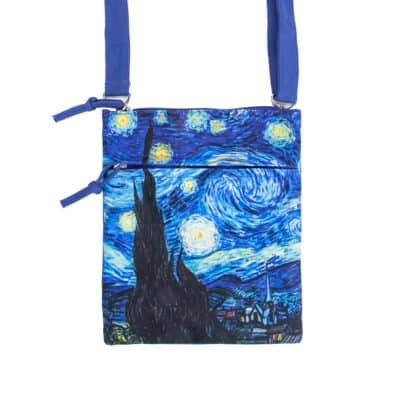 Τσαντάκι Διαβατηρίου Χιαστί "Nuit Etoilee" Van Gogh 22x19 cm