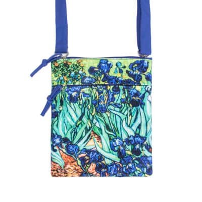 Τσαντάκι Διαβατηρίου Χιαστί "Iris" Van Gogh 22x19 cm