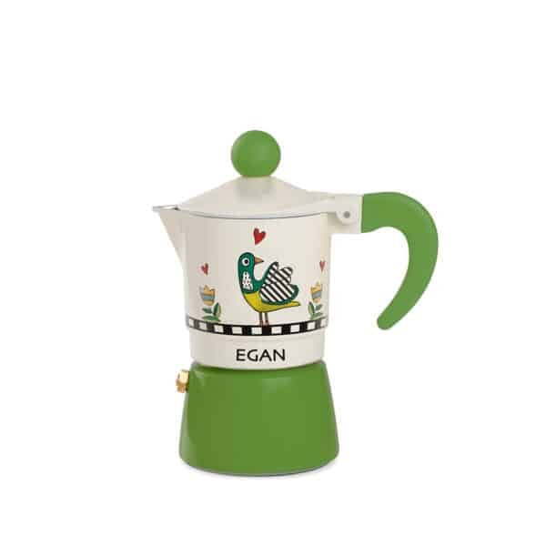 Moka Coffee Maker Cocorico Green 2 Pcs