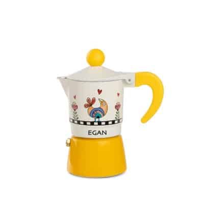 Moka Coffee Maker Cocorico Yellow 2 Pcs