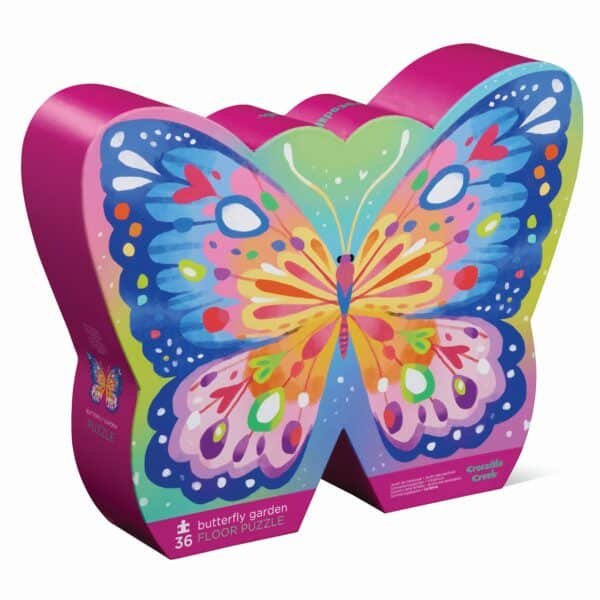 36-Pc Puzzle/Butterfly Garden (Foil Stamped)