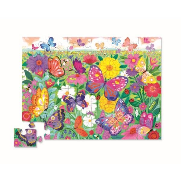 36-Pc Puzzle/Butterfly Garden (Foil Stamped) - Image 2