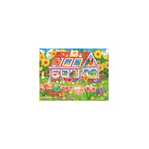 50 Pc House Puzzle/Chicken Coop 16 cm - Image 2