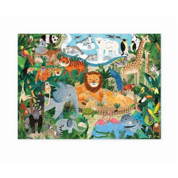 24 Pc Puzzle/Zoo 18 cm - Image 2