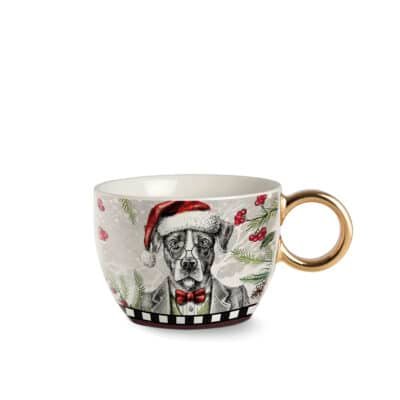 Breakfast Cup Christmas Dog 530 ml