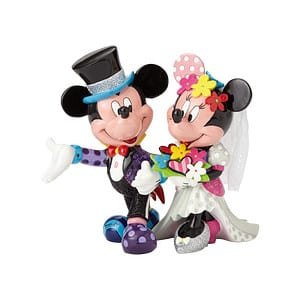 Mickey & Minnie Mouse Wedding Figurine Britto 19 cm