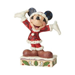 Mickey Mouse Mini Christmas Figurine 11.5cm