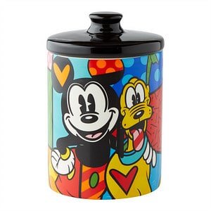 Mickey & Pluto Small Cookie Jar Britto  15cm