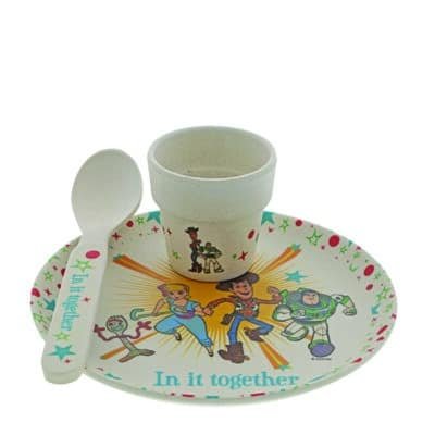 Toy Story 4 Bamboo Egg Cup Dinner Set 13 cm
