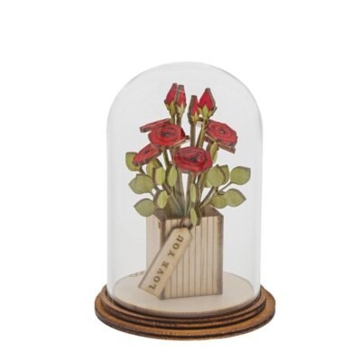 Love You Flower Figurine 8,5 cm