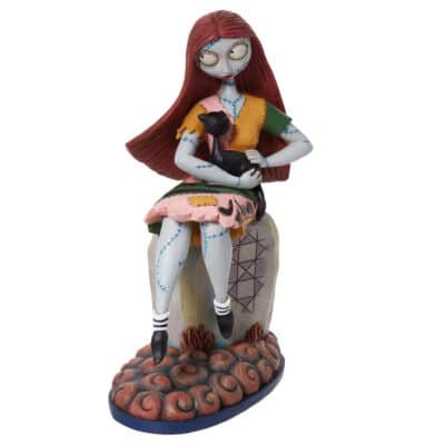 Sally on Gravestone with Cat 19 cm