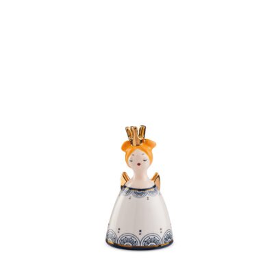 Bell Queens Le Pupazze White 7x12 cm