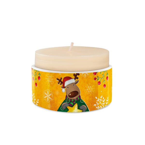 Candleholder Christmas Reindeer 8x5 cm