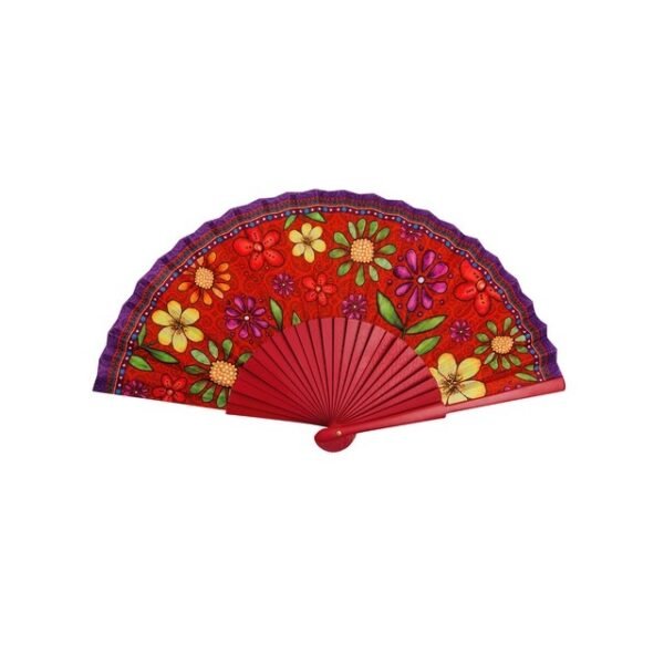 Fan Bellamore Red 41x24 cm