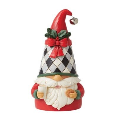 Gnome with Milk & Cookies Figurine 17 cm