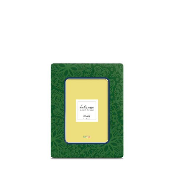Photoframe Le Pupazze Green 17x22 cm (Int. 10x15 cm)
