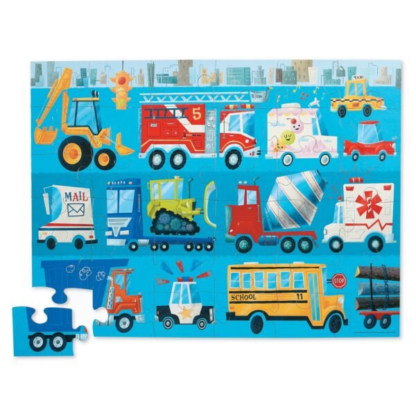 36-pc Puzzle Vehicles - Image 2