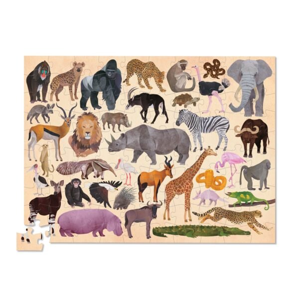 100-pc 36 Wild Animals - Image 2