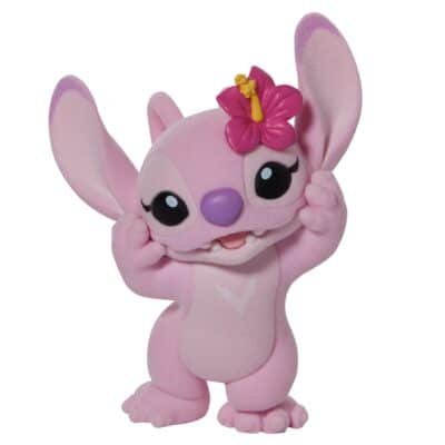 Flocked Angel Figurine 9 cm