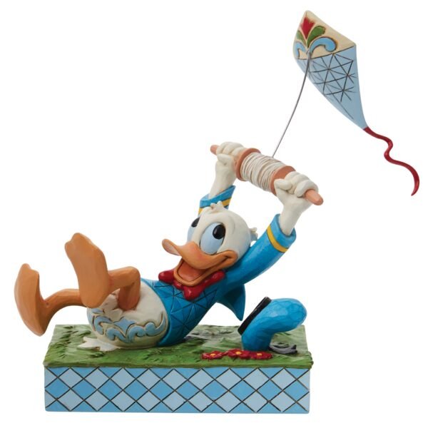 A Flying Duck (Donald Flying a Kite Figurine) 15,5 cm