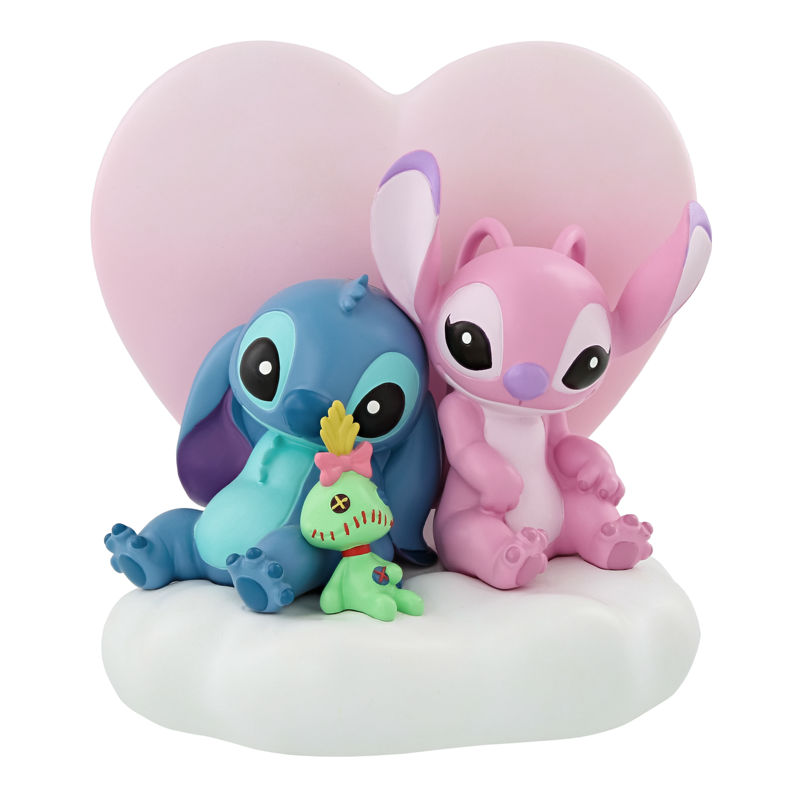 Light Up Stitch & Angel 16 cm
